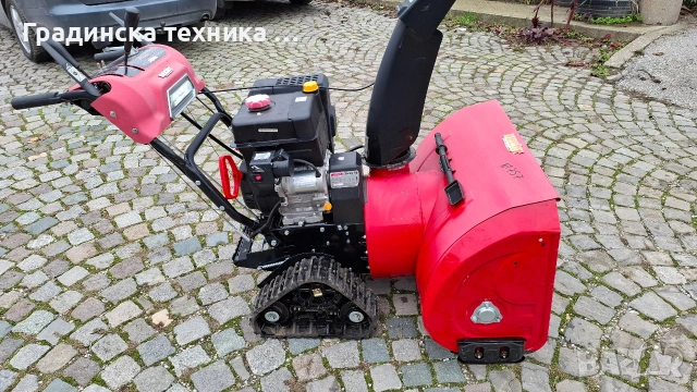 Роторен снегорин Hecht с ел. стартер , снимка 4 - Градинска техника - 53401060