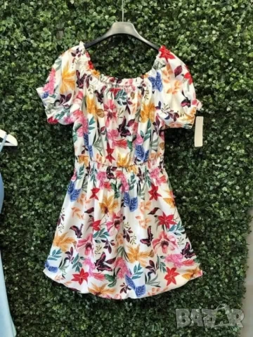 флорална рокля с чанта , снимка 2 - Рокли - 50871862