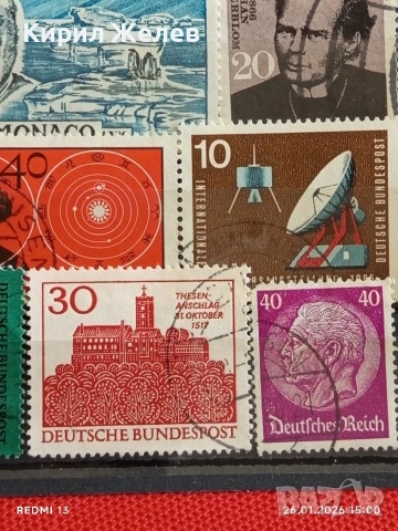 Стари пощенски марки от цял свят смесени ЛИЧНОСТИ,КОСМОС, КОРАБИ за КОЛЕКЦИЯ 51588, снимка 9 - Филателия - 53231812