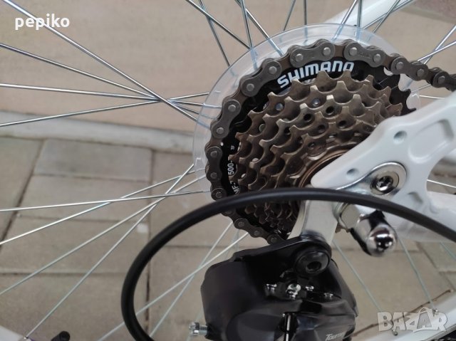 Продавам колела внос от Германия  спортен алуминиев велосипед CROSS JULIA 26 цола преден амортисьор, снимка 14 - Велосипеди - 35514924