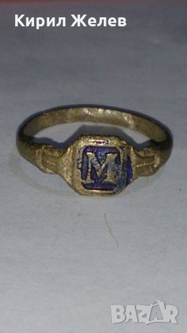 Старинен пръстен над стогодишен сачан - 73821, снимка 2 - Други ценни предмети - 28993403