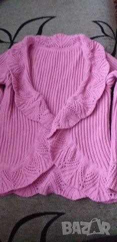 Детска плетена жилетка,  без копчета,  размер 8, снимка 2 - Детски пуловери и жилетки - 26922836