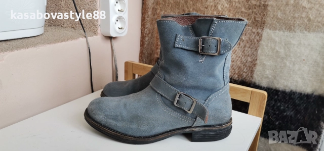 Боти Burin 37н.Естествен велур,кожа  , снимка 10 - Дамски боти - 52055922