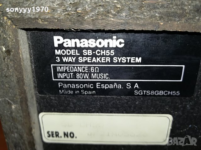 PANASONIC-ВНОС SWISS 1908221619L, снимка 16 - Тонколони - 37741836