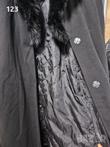 Дълго палто с колан, снимка 4 - Палта, манта - 52910399