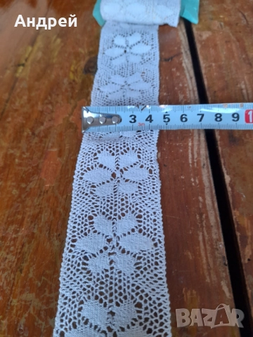Стара дантела #36, снимка 3 - Антикварни и старинни предмети - 52227678