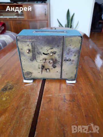 Стар настолен часовник касичка,Учителска каса, снимка 5 - Антикварни и старинни предмети - 32535797