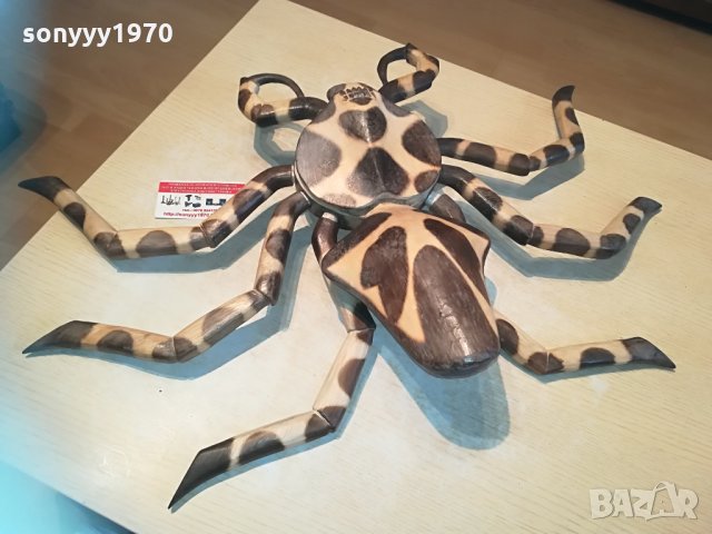 дървен паяк/рак/звяр с 6 крака 70см 1304211207, снимка 14 - Антикварни и старинни предмети - 32529522
