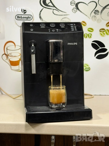 Кафемашина кафе автомат Philips с гаранция, снимка 3 - Кафемашини - 53456184