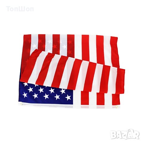 САЩ национално знаме / USA Flag, снимка 4 - Фен артикули - 42957948