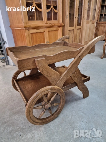 Масивна Количка за Сервиране внос от ГЕРМАНИЯ! , снимка 3 - Други - 53519911