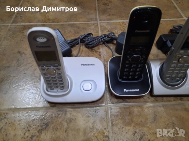 Продавам безжични телефони Panasonic 5 комплекта, снимка 4 - Други - 43399261