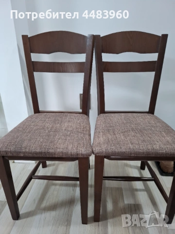 Ретро стол тапициран 4бр, снимка 2 - Столове - 53198679