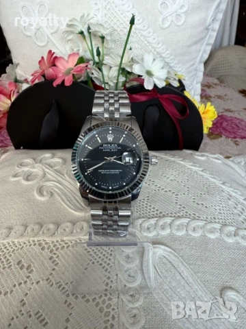 Rolex Нов Мъжки Часовник с Кварцов Механизъм Ролекс 