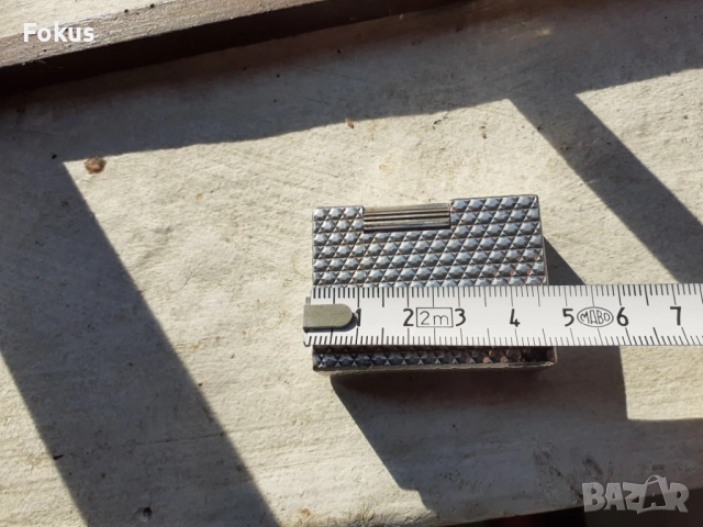 Стара колекционерска сребърна запалка Дюпон Dupont - работи, снимка 7 - Антикварни и старинни предмети - 52828231