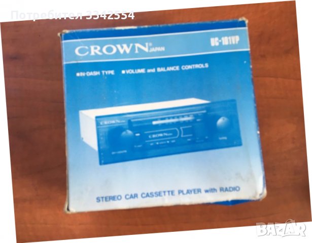 РАДИО РАДИОКАСЕТОФОН ЗА АВТОМОБИЛИ"CROWN" НОВО, снимка 1 - Радиокасетофони, транзистори - 38535848