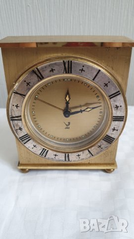 Настолен бронзов механичен часовник JAZ 1976 - 1978 година., снимка 4 - Антикварни и старинни предмети - 43527217
