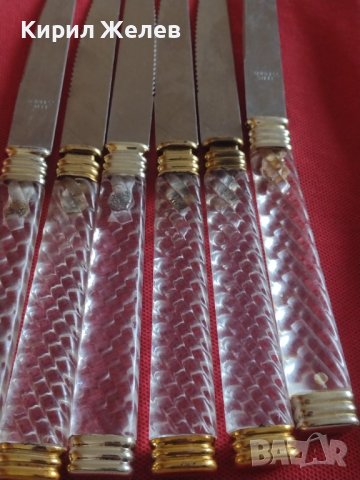 Комплект 6 броя кухненски ножчета много красиви перфектно състояние 42058, снимка 2 - Прибори за хранене, готвене и сервиране - 43845936