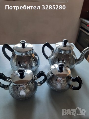  Стар руски сет за чай, снимка 2 - Колекции - 43550044