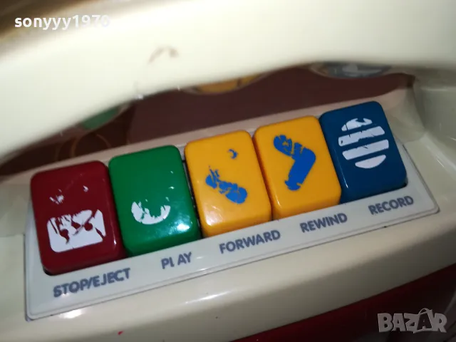 марков ретро касетофон с микрофон за колекция 2203251633, снимка 5 - Радиокасетофони, транзистори - 49597174
