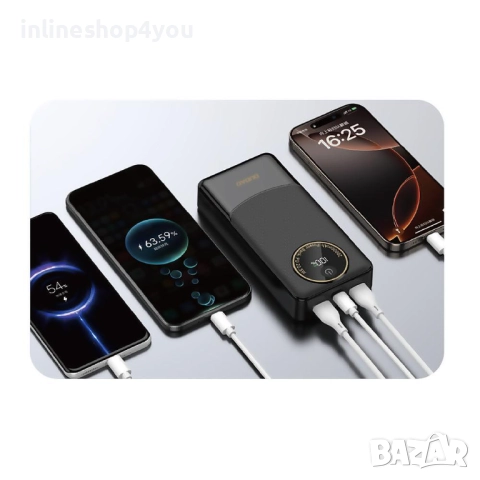 Външна батерия Powerbank Dudao K12Pro 22.5W PD 20000mAh USB-A, USB-C - black, снимка 2 - Външни батерии - 52554097