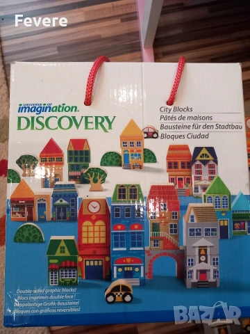 Дървен конструктор - направи си град, снимка 2 - Конструктори - 53302555