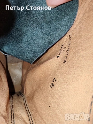 Италиански военни кубинки от естествена кожа Davos р-р 46, снимка 9 - Мъжки боти - 52945043