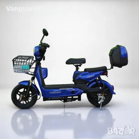 Електрическо колело-скутер EBZ 14 500W/48V/12Ah - Тъмно Синьо, снимка 4 - Мотоциклети и мототехника - 50094737