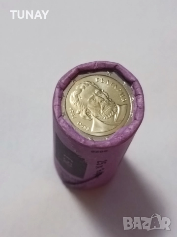 Банков фишек БНБ. България - 25 х 2 Евро., 2026г. - UNC, снимка 2 - Колекции - 52747151