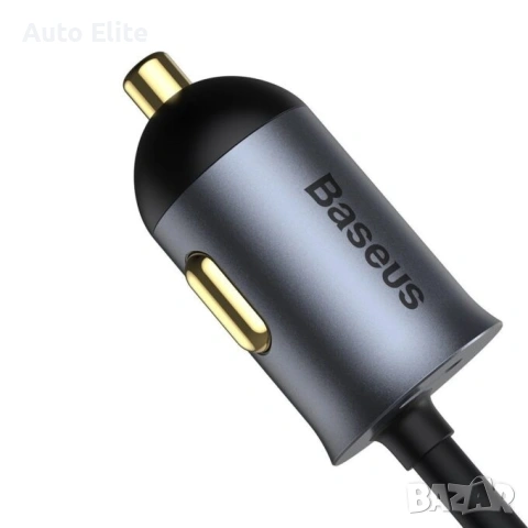 Зарядно за автомобил 12V BASEUS 120W, 2xUSB-A, 2xUSB-C, Share Together PPS multi-port (CCBT-A0G), снимка 4 - Аксесоари и консумативи - 53523118