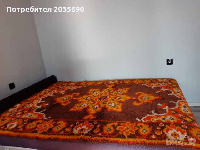 китеник 100% вълна, снимка 2 - Покривки за легло - 28296670