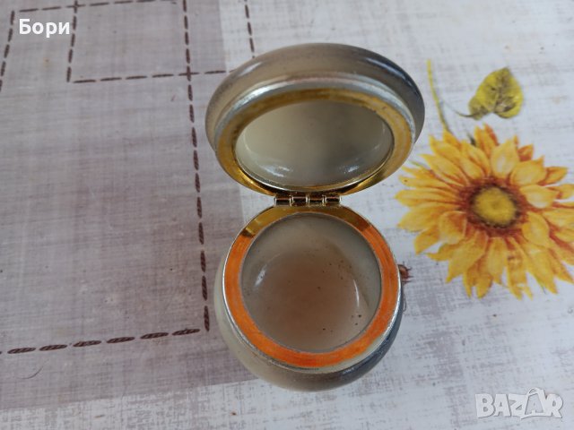 Стара кръгла мраморна кутия, снимка 4 - Декорация за дома - 43341102