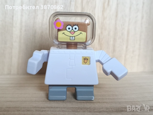 (Колекционерска фигурка на Спондж Боб) Burger King 2009 SPONGEBOB SANDY CHEEKS