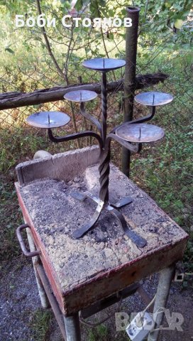 Свещник за маса /5 свещи/, снимка 2 - Декорация за дома - 26413802