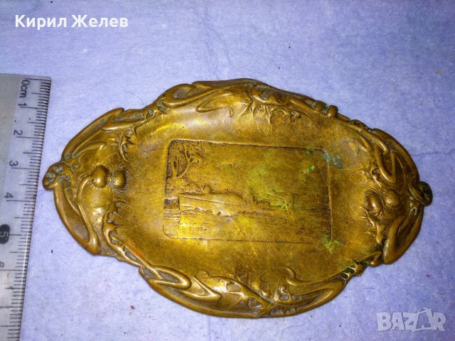 АР НУВО Старинна с КРАСИВА ГРАВЮРА МЕДНА БОНБОНИЕРА ЧИНИЙКА МАЙСТОРСКА РЪЧНА ИЗРАБОТКА сПАТИНА 41543, снимка 9 - Антикварни и старинни предмети - 43738907