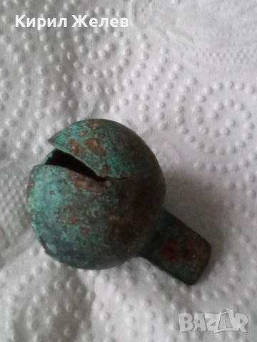 Антично бронзово звънче 52899, снимка 3 - Колекции - 53568348