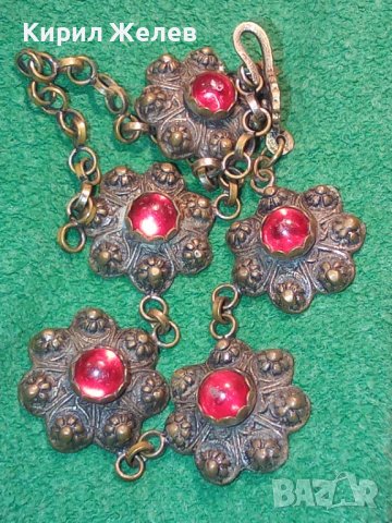 ВЪЗРОЖДЕНСКА БРОНЗОВА ФИЛИГРАННА ОРНАМЕНТИРАНА ОГЪРЛИЦА СТАРА МАЙСТОРСКА РЯДКА ИЗРАБОТКА ЕТНО 17639, снимка 16 - Антикварни и старинни предмети - 31358787