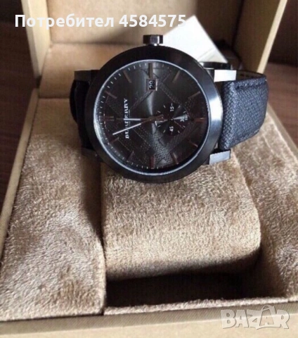 Нов Елегантен часовник Burberry, снимка 4 - Мъжки - 53312888
