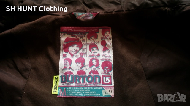 BURTON Ski Snowboard Jacket размер M ски сноуборд мъжко яке 41-52, снимка 13 - Зимни спортове - 52158733