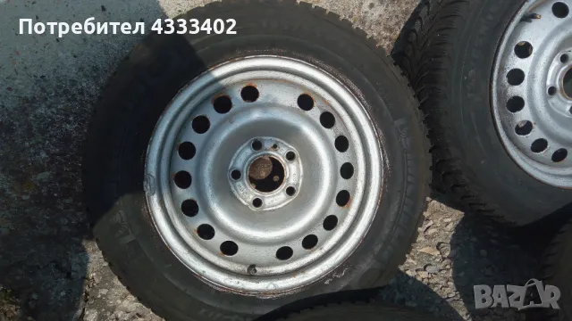 ПРОДАВАМ ГУМИ С ДЖАНТИ ЗА ОПЕЛ ВЕКТРА, снимка 2 - Гуми и джанти - 48414181