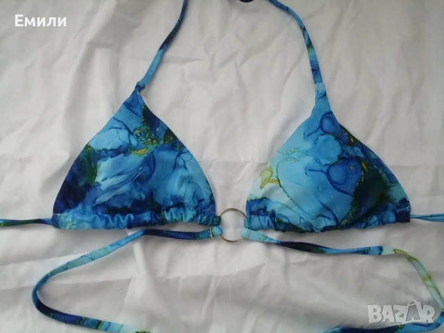 S, M, L нов комплект дамски бански от две части с принт marble , снимка 9 - Бански костюми - 50717092