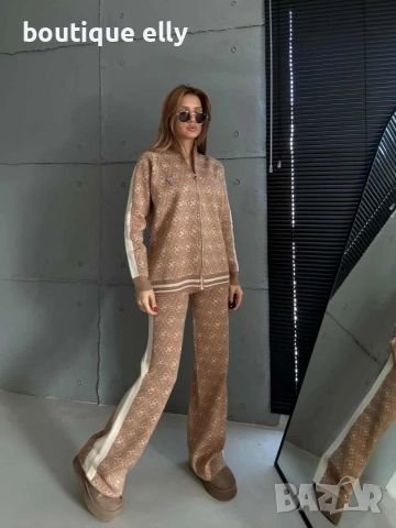 дамски комплект- черно, бяло, кафяво, снимка 2 - Комплекти - 52583555