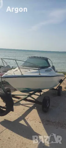 Лодка 6м с двигател ямаха 4т 60 кс инжекцион