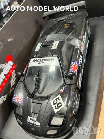 Метална колекционерска количка модел UT MODELS MCLAREN P1 1997г. 1:18, снимка 4 - Колекции - 51660061