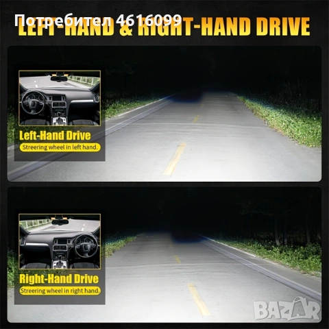 LED крушки H7 6500к, снимка 5 - Аксесоари и консумативи - 53577090