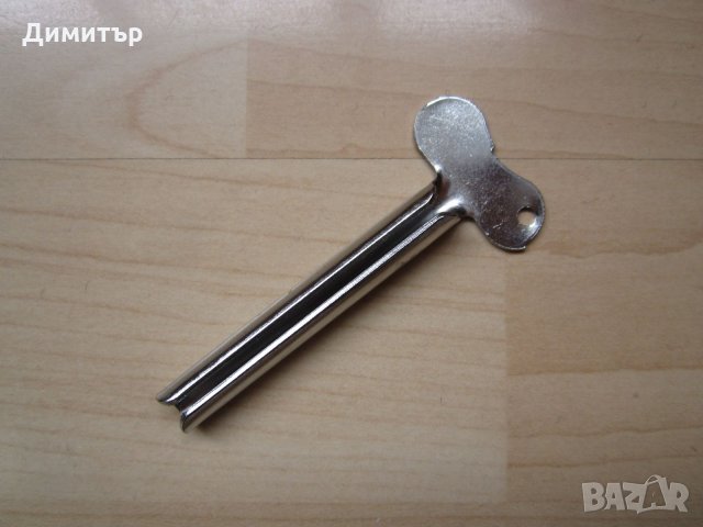 Изтисквачка за паста за зъби - инокс, нова, снимка 1