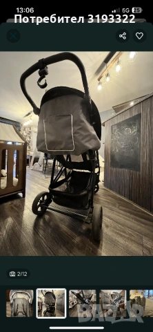 Детска количка 3 в 1 (без кош за новородено), снимка 2 - Детски колички - 53031278