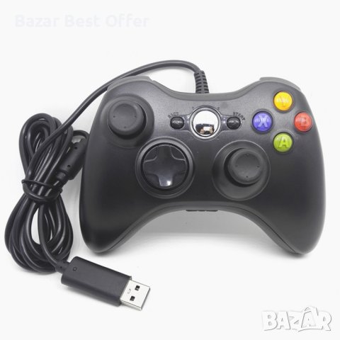 Microsoft USB с кабел контролер за Windows XP и Xbox 360, снимка 3 - Аксесоари - 36828474