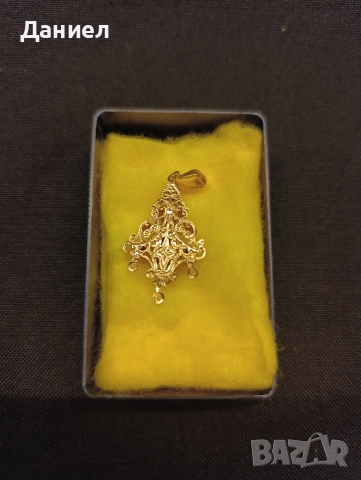 Винтидж висулка за гердан, снимка 3 - Колиета, медальони, синджири - 51938441