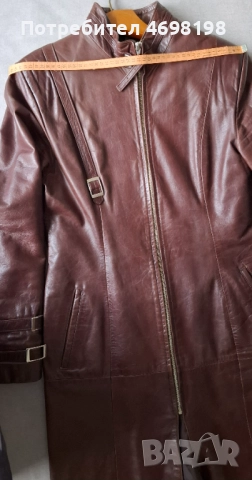 Дамско МАНТО естествена кожа, снимка 8 - Якета - 52962090